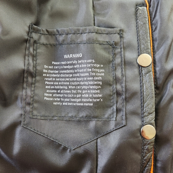 WOMEN'S PREMIUM LEATHER BRAIDED BIKER VEST SIZE XXL - Picture 6 of 8